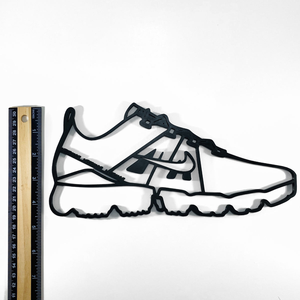 Original Vapor Mesh Runner Relief - layered 3D-printed wall art piece, hand-finished by Soul Kid Dsgn, view 5