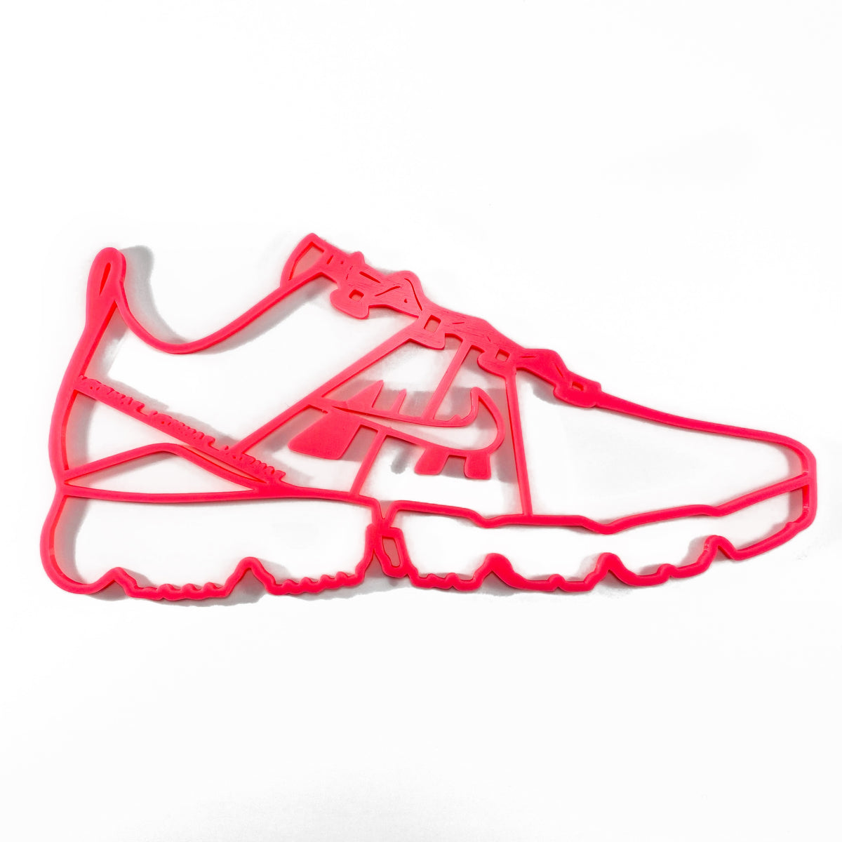 Original Vapor Mesh Runner Relief - layered 3D-printed wall art piece, hand-finished by Soul Kid Dsgn, view 6