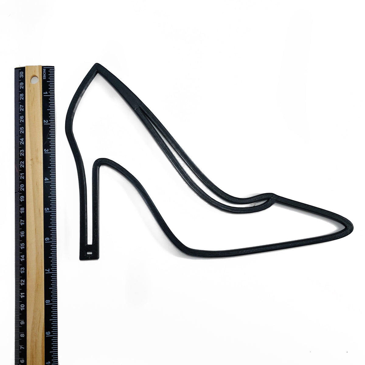 Original Stiletto Heel Relief - layered 3D-printed wall art piece, hand-finished by Soul Kid Dsgn, view 4
