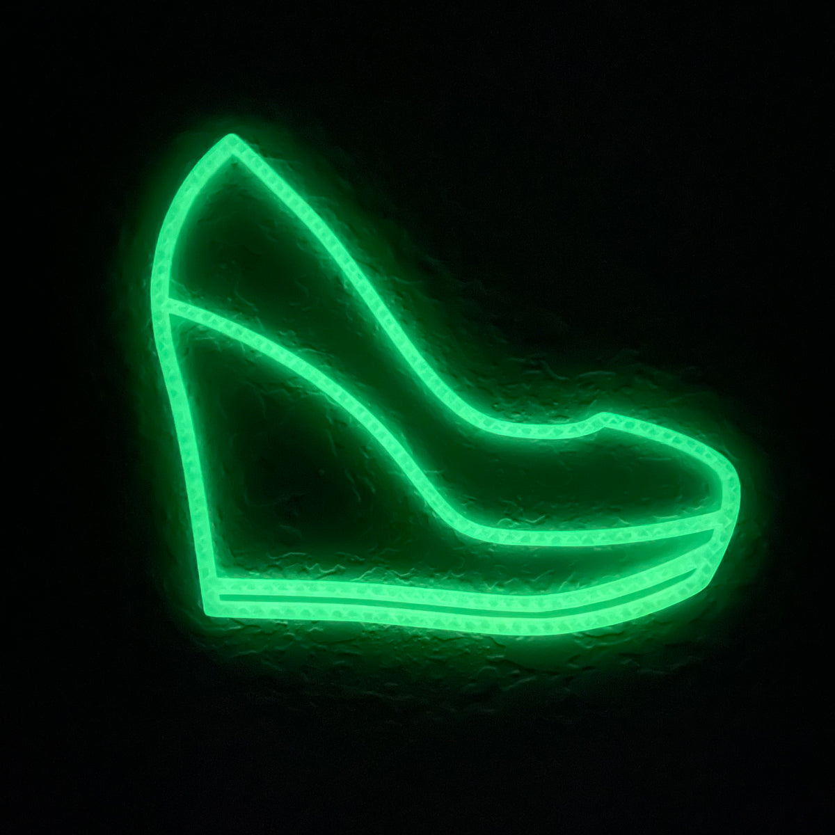 Original Wedge Heel Relief - layered 3D-printed wall art piece, hand-finished by Soul Kid Dsgn, view 6