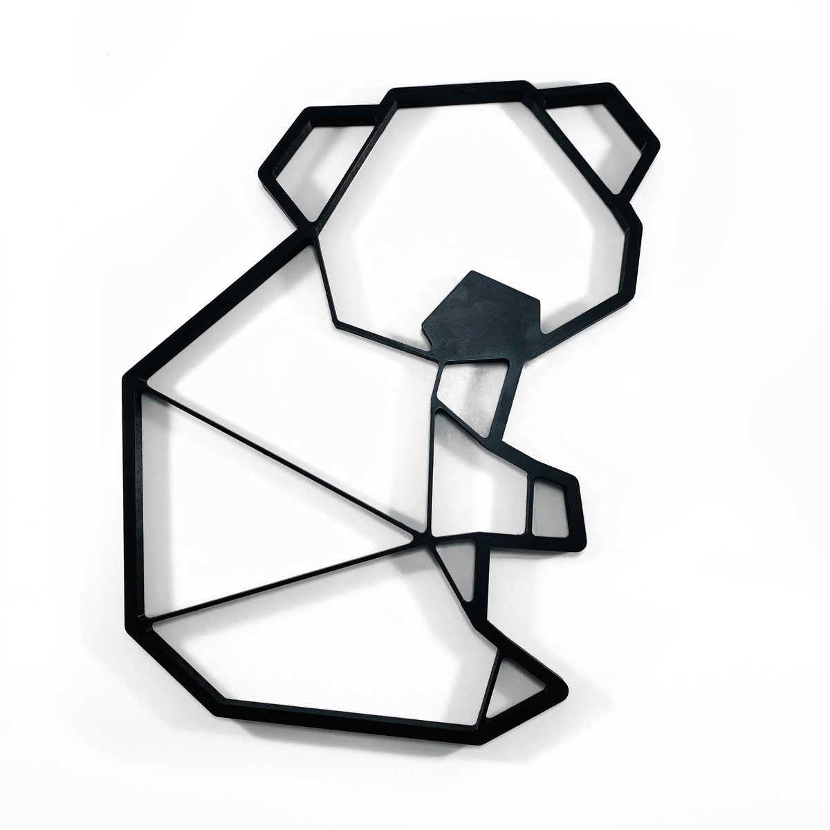 Original Geo Koala Relief - layered 3D-printed wall art piece, hand-finished by Soul Kid Dsgn