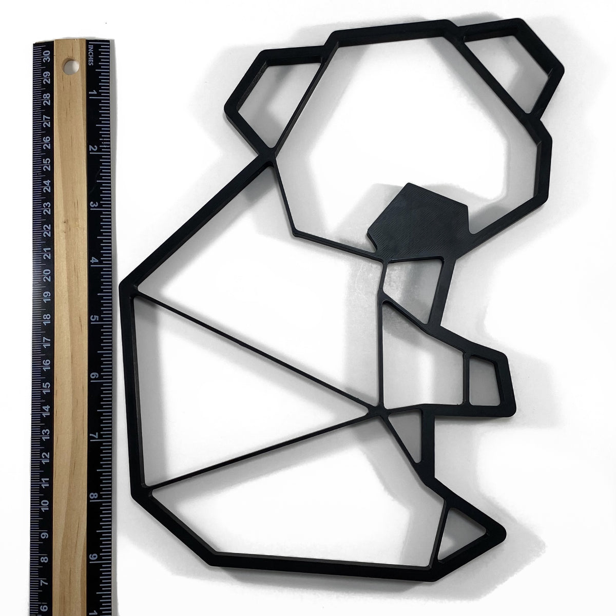 Original Geo Koala Relief - layered 3D-printed wall art piece, hand-finished by Soul Kid Dsgn, view 3