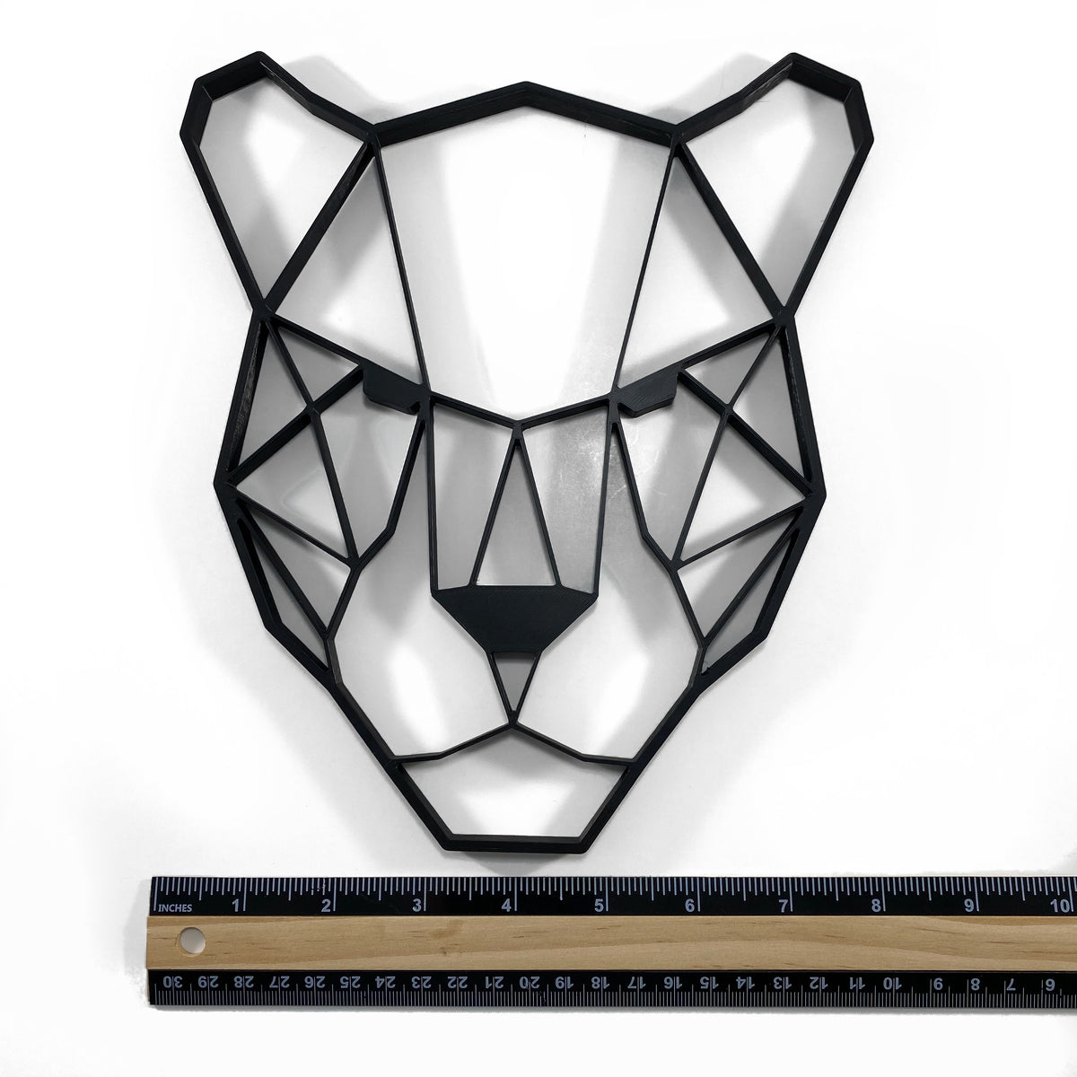 Original Geo Panther Relief - layered 3D-printed wall art piece, hand-finished by Soul Kid Dsgn, view 5