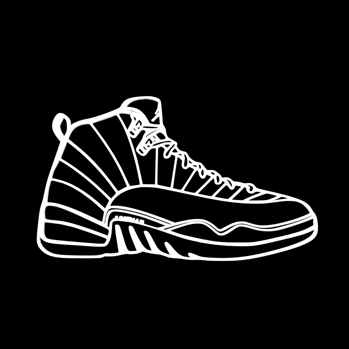 Original Playoff Silhouette - layered 3D-printed wall art piece, hand-finished by Soul Kid Dsgn, view 6
