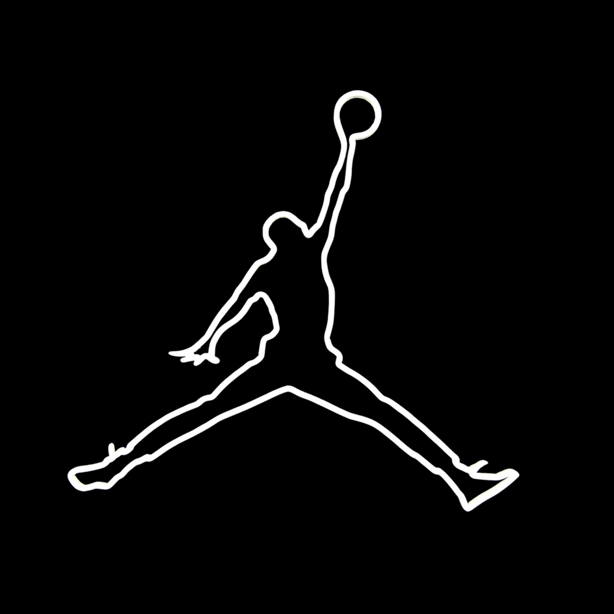 Original Soaring Athlete Outline Relief - layered 3D-printed wall art piece, hand-finished by Soul Kid Dsgn, view 4