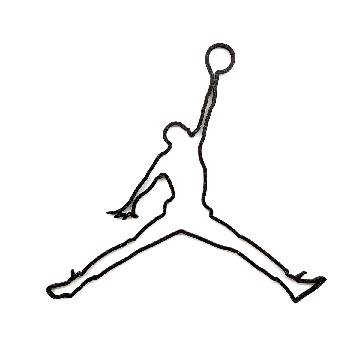 Original Soaring Athlete Outline Relief - layered 3D-printed wall art piece, hand-finished by Soul Kid Dsgn, view 8
