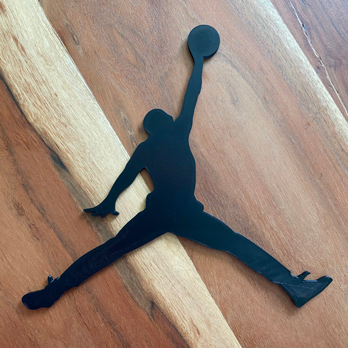 Original Soaring Athlete Solid Relief - layered 3D-printed wall art piece, hand-finished by Soul Kid Dsgn, view 8