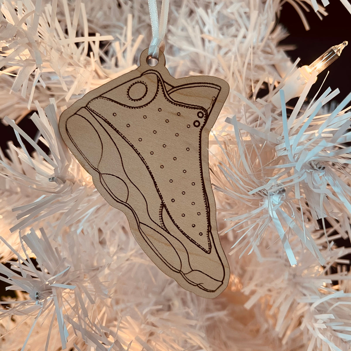 Original Flight Profile Ornament - laser-cut hardwood ornament, hand-finished by Soul Kid Dsgn