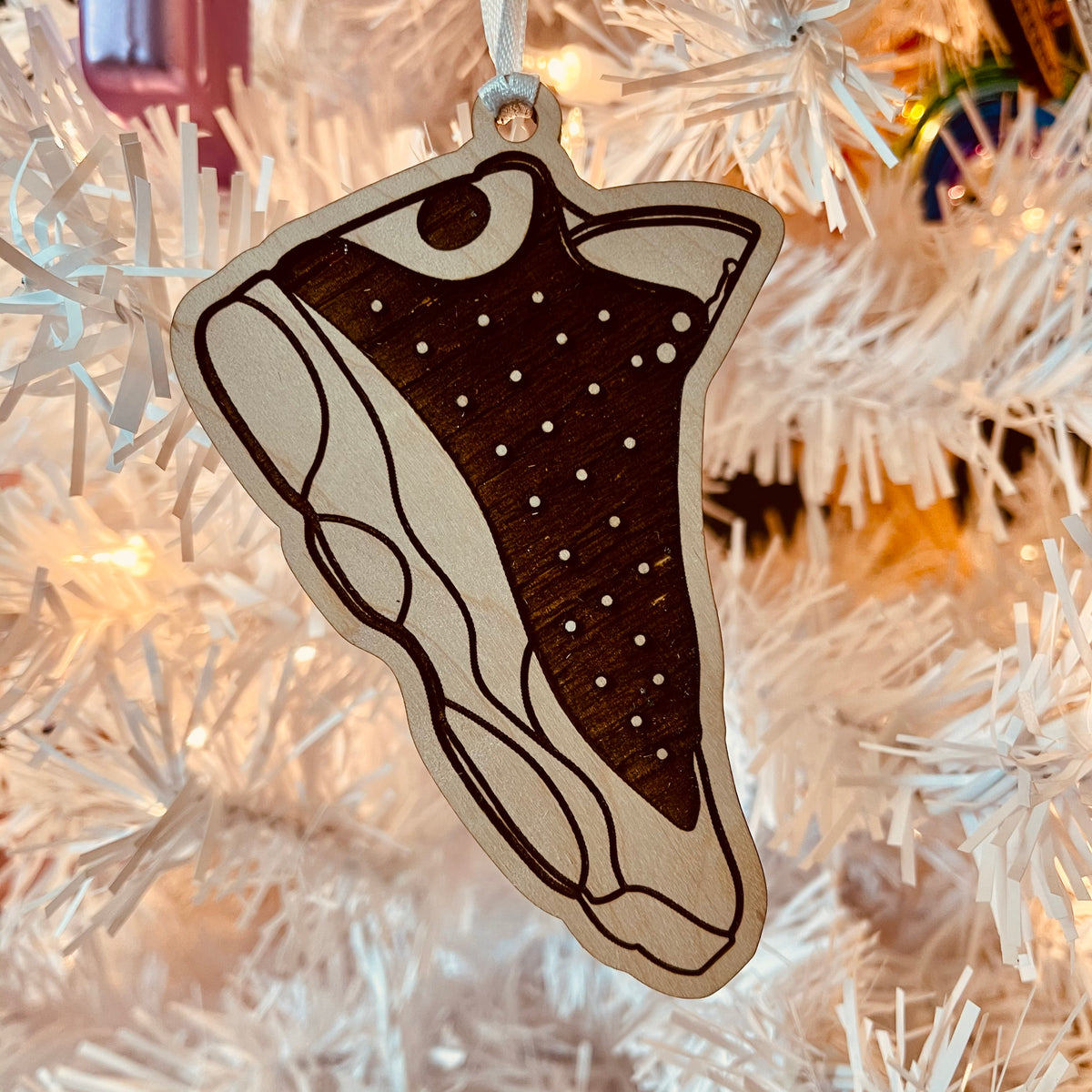 Original Hardwood V2 Ornament - laser-cut hardwood ornament, hand-finished by Soul Kid Dsgn