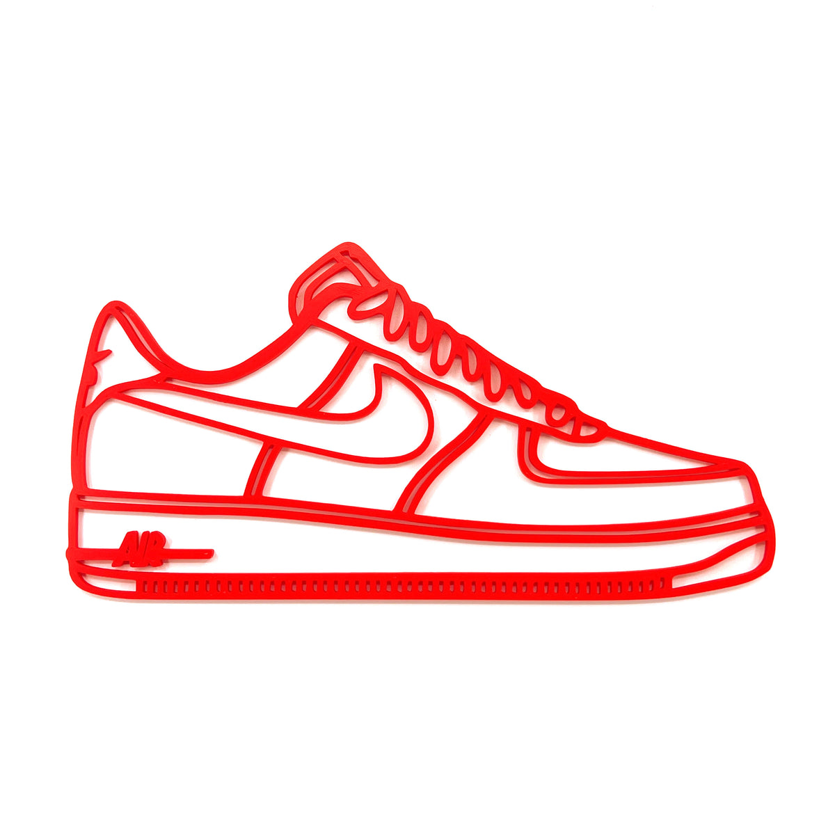 Original Court Classic Low-Top Relief - layered 3D-printed wall art piece, hand-finished by Soul Kid Dsgn, view 6