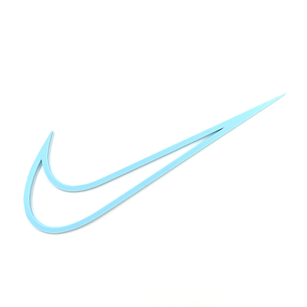 Original Curved Emblem Outline Relief - layered 3D-printed wall art piece, hand-finished by Soul Kid Dsgn, view 3