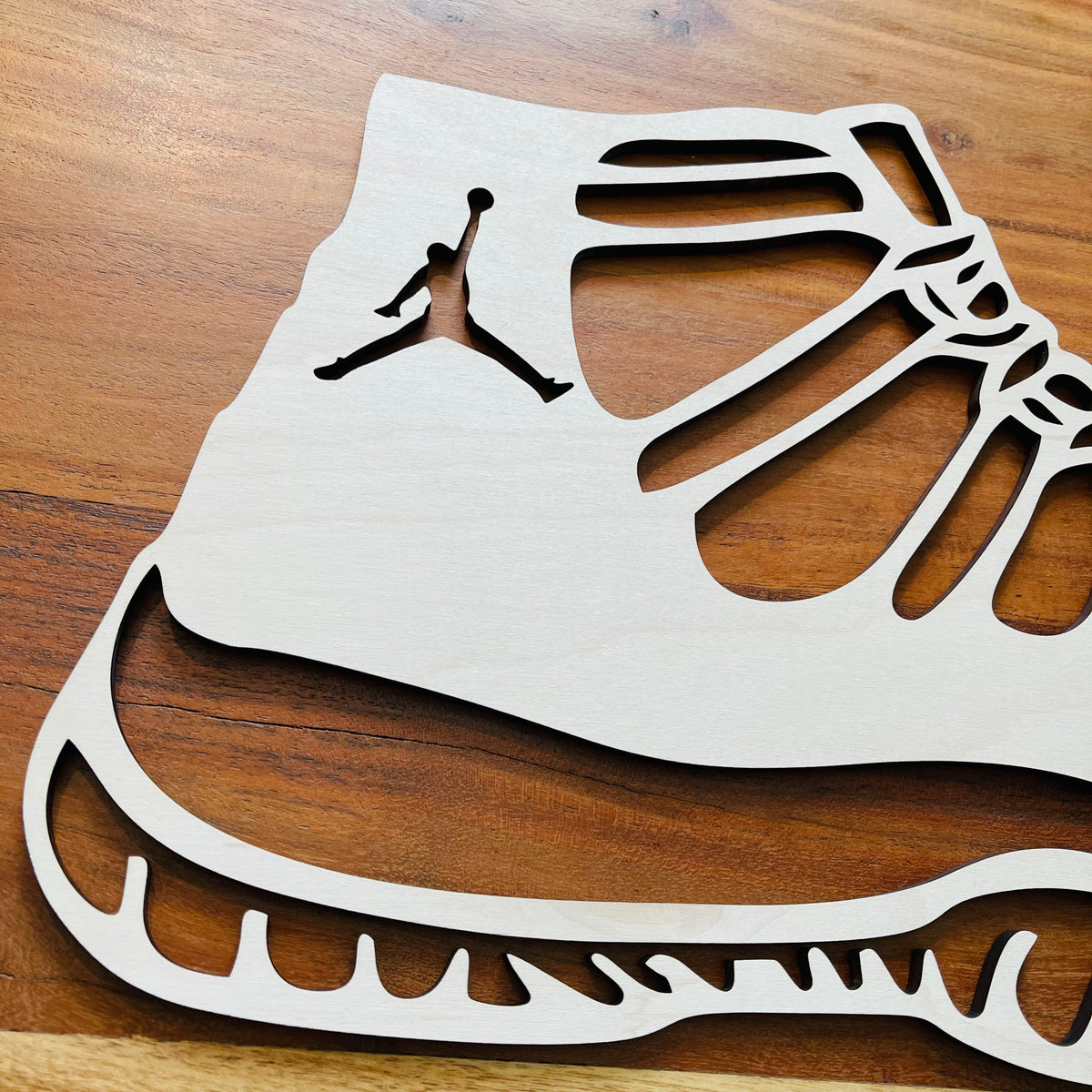 Original Flight 11 XL Relief - layered 3D-printed wall art piece, hand-finished by Soul Kid Dsgn, view 2