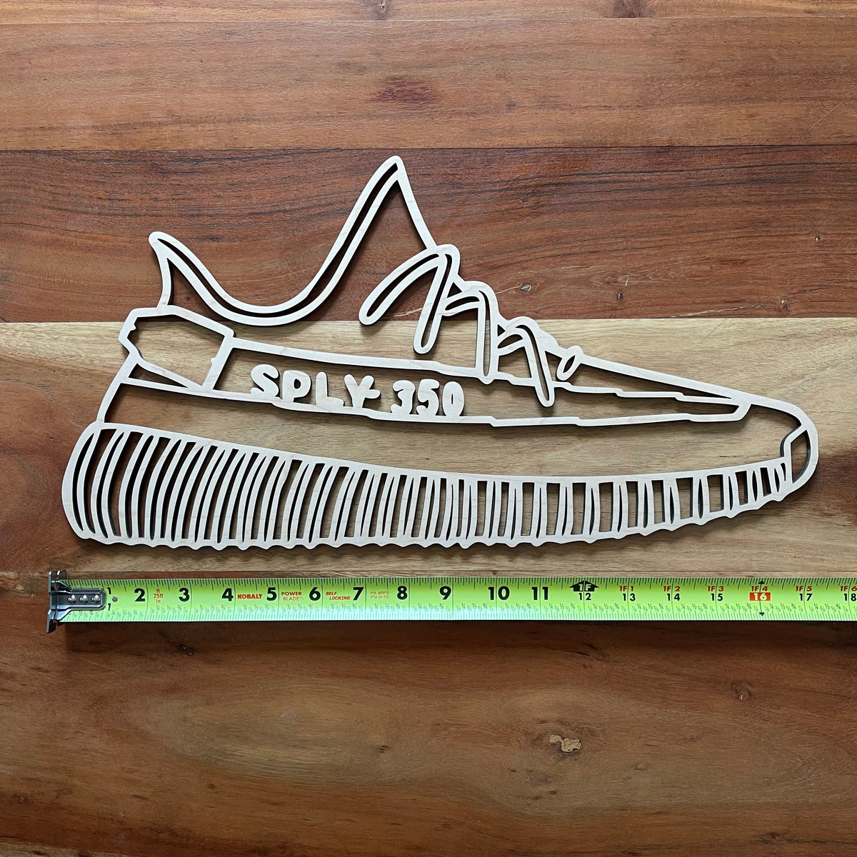 Original Knit Runner XL Relief - layered 3D-printed wall art piece, hand-finished by Soul Kid Dsgn, view 2