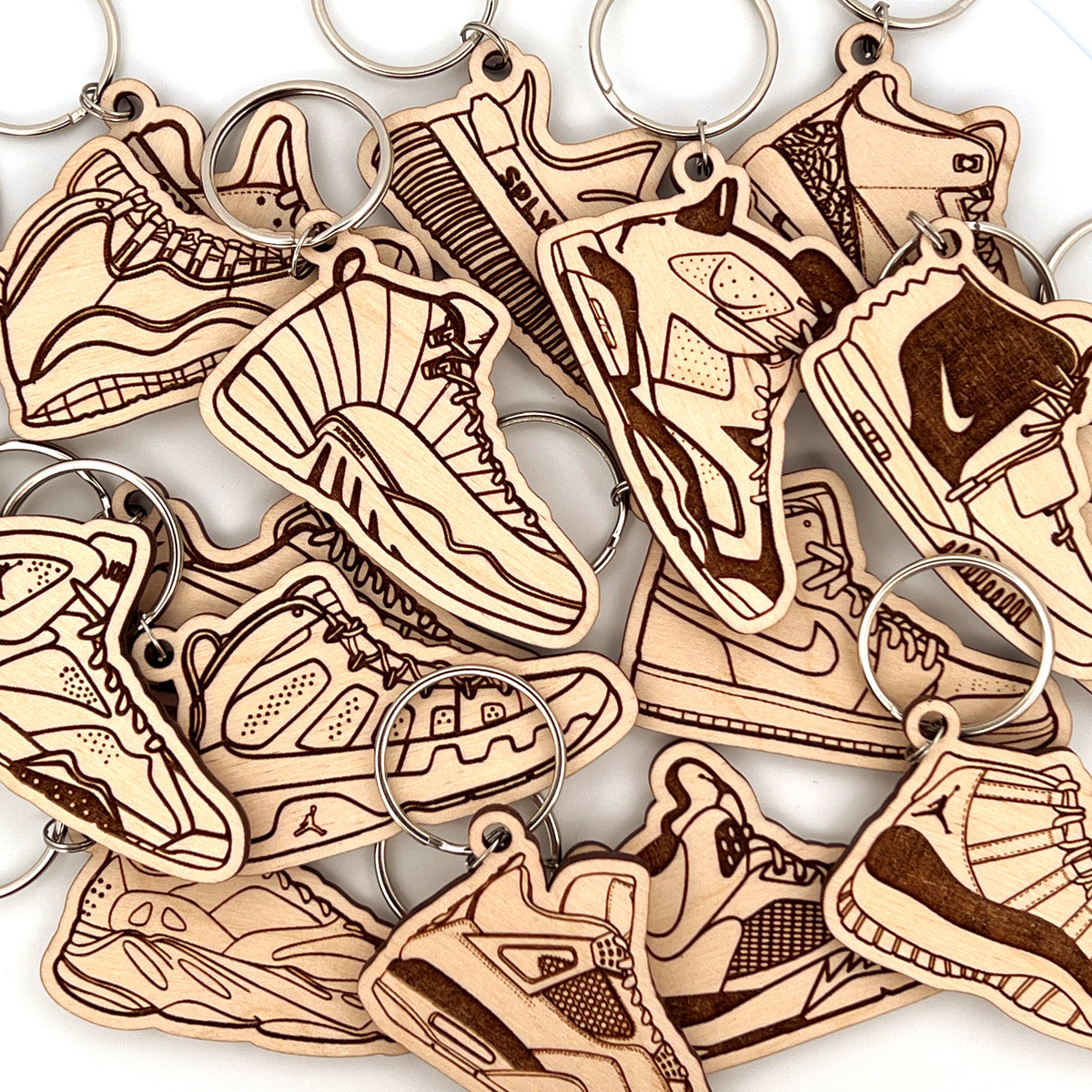 Original Playoff Profile Keychain - laser-cut acrylic keychain, hand-finished by Soul Kid Dsgn, view 5