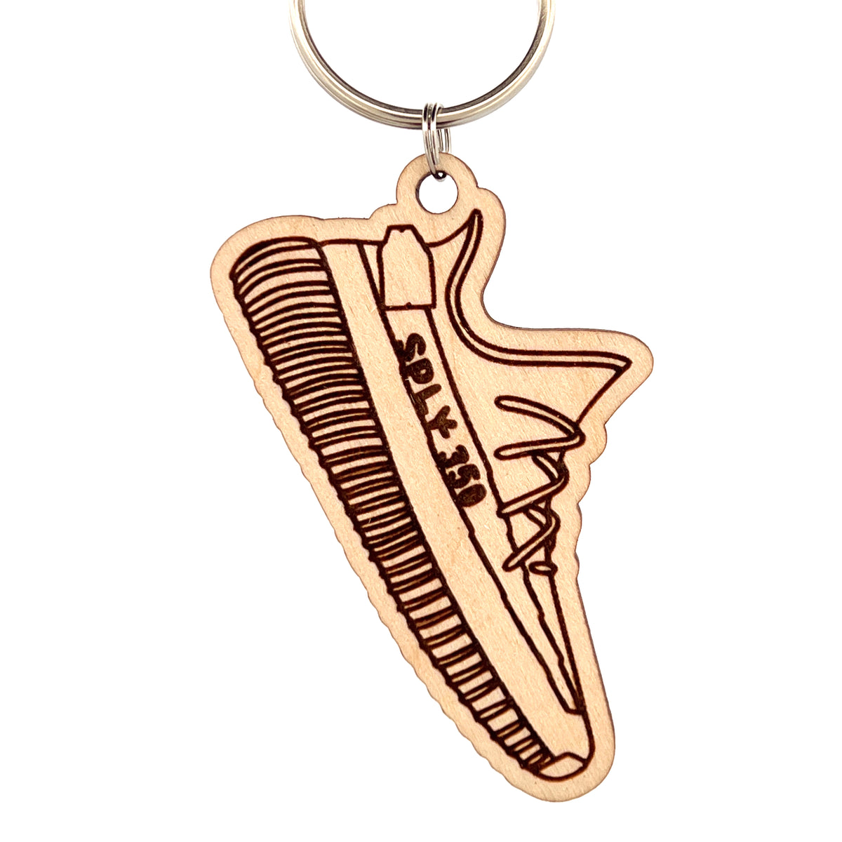 Original Knit Runner Keychain - laser-cut acrylic keychain, hand-finished by Soul Kid Dsgn