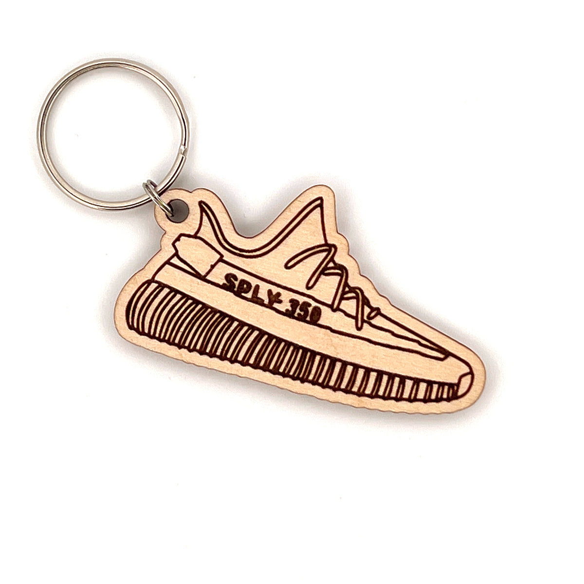 Original Knit Runner Keychain - laser-cut acrylic keychain, hand-finished by Soul Kid Dsgn, view 3
